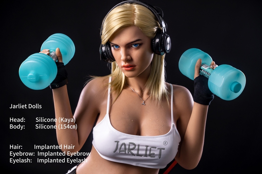 154cm D Cup Silicone Hazel Eyes Blonde Small Breasts Sex Doll Gallery 6