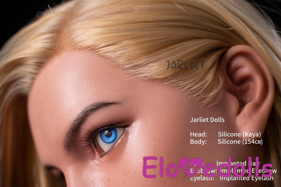 Búp bê tình dục 154cm D Cup Silicone Ngực nhỏ Tóc vàng Môi đầy đặn Xem chi tiết 18