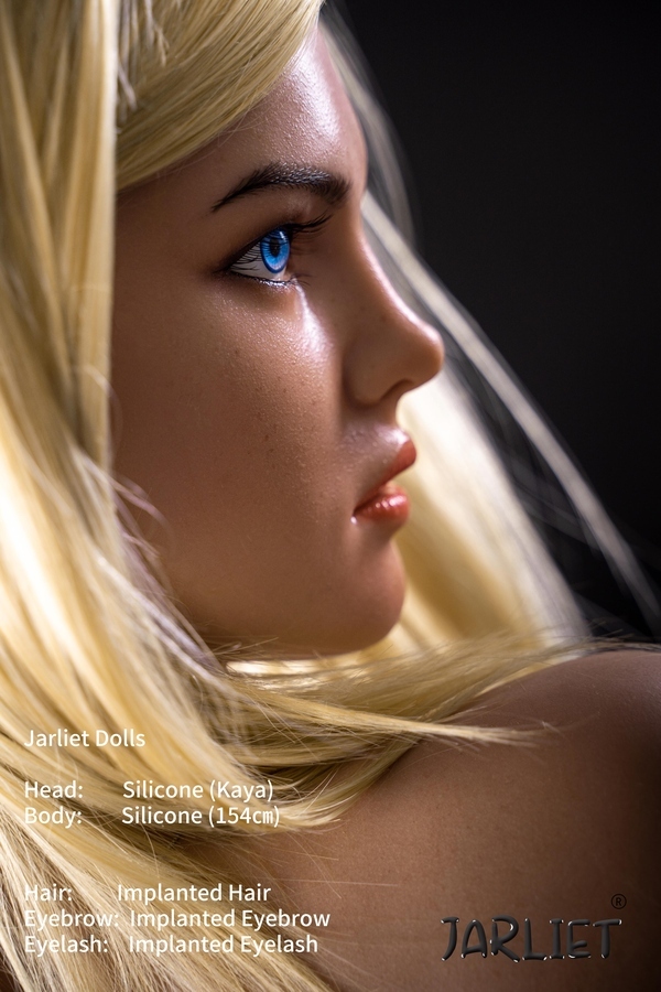 154cm D Cup Silicone Small Breasts Blonde Full Lips Sex Doll Detail View 26