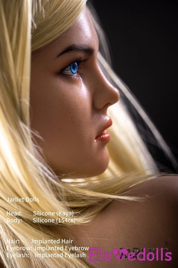Búp bê tình dục 154cm D Cup Silicone Ngực nhỏ Tóc vàng Môi đầy đặn Xem chi tiết 26