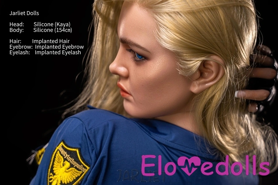 دمية جنسية من السيليكون بمقاس D وعيون زرقاء وشفتين جذابة، مقاس 154 سم، عرض التفاصيل 3