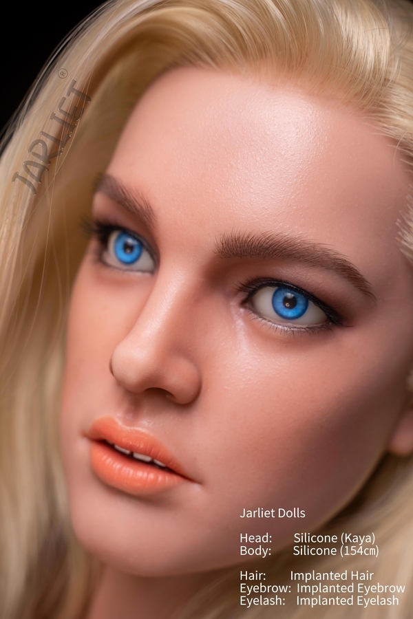 154cm D Cup Silicone Blue Eyes Blonde Petite Breasts Sex Doll Detail View 27