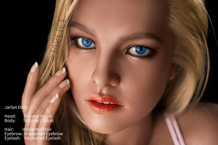154cm D Cup Silicone Blonde Voluptuous Petite Breasts Sex Doll Detail View 34