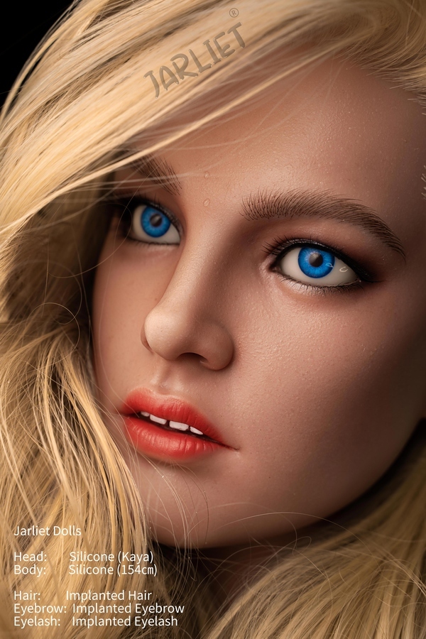 154cm D Cup Silicone Blonde Blue Eyes Petite Breasts Sex Doll Detail View 36