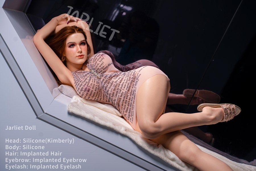 148cm E Cup Silicone Amber Eyes Brunette Thin Lips Realistic Sex Doll Detail View 32