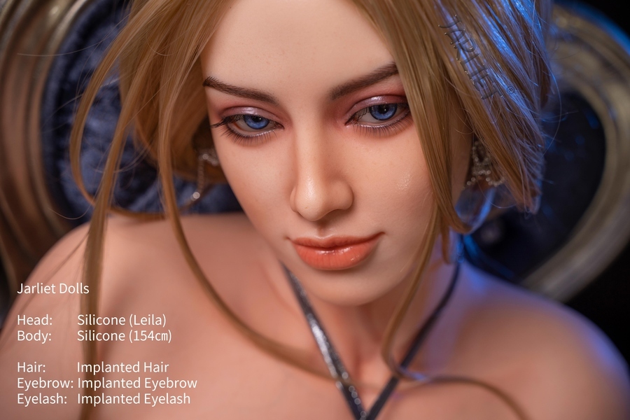 154cm D Cup Silicone Blonde Full Lips Blue Eyes BBW Sex Doll Detail View 14
