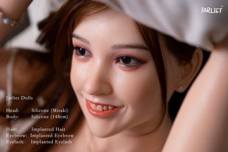 148cm E Cup Silicone Gray Eyes Voluptuous Thin Lips Asian Sex Doll Gallery 7