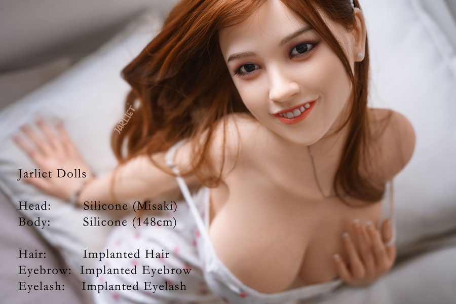 148cm E Cup Silicone Voluptuous Gray Eyes Petite Breasts Asian Sex Doll Detail View 4
