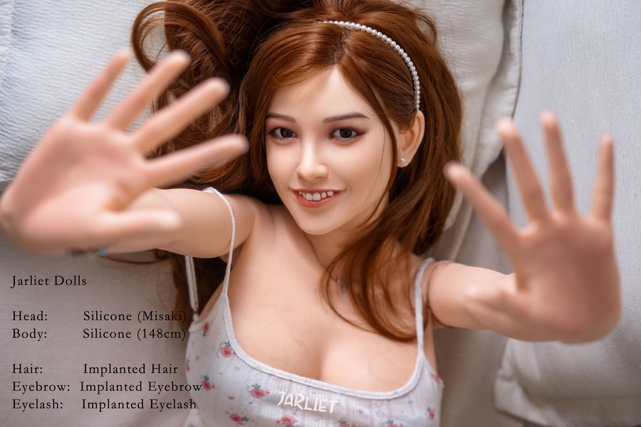 148cm E Cup Silicone Petite Breasts Gray Eyes Voluptuous Asian Sex Doll Detail View 13