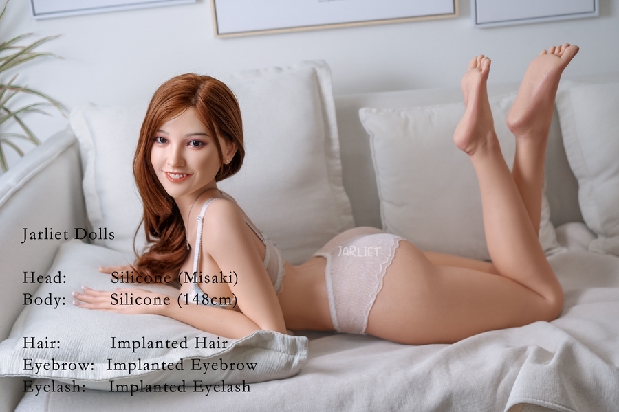 148cm E Cup Silicone Voluptuous Thin Lips Gray Eyes Asian Sex Doll Detail View 17