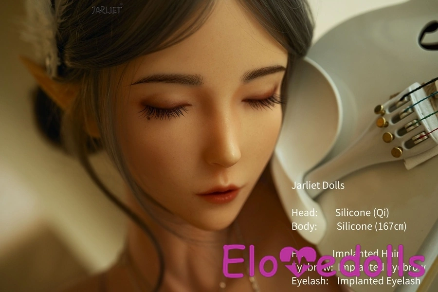 Búp bê tình dục người nổi tiếng 167cm cúp B bằng silicon, dáng đồng hồ cát, mắt hổ phách, xem chi tiết 3