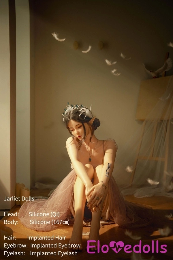 Búp bê tình dục người nổi tiếng ngực đồng hồ cát silicon 167cm, môi mỏng, tóc nâu, xem chi tiết 13