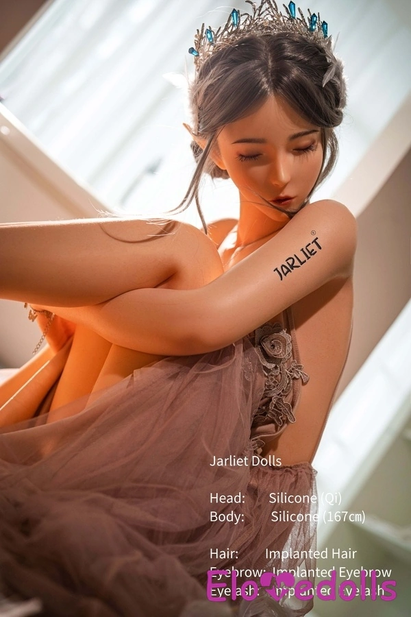 Búp bê tình dục người nổi tiếng ngực nhỏ cúp B bằng silicon dáng đồng hồ cát màu nâu 167cm Xem chi tiết 23