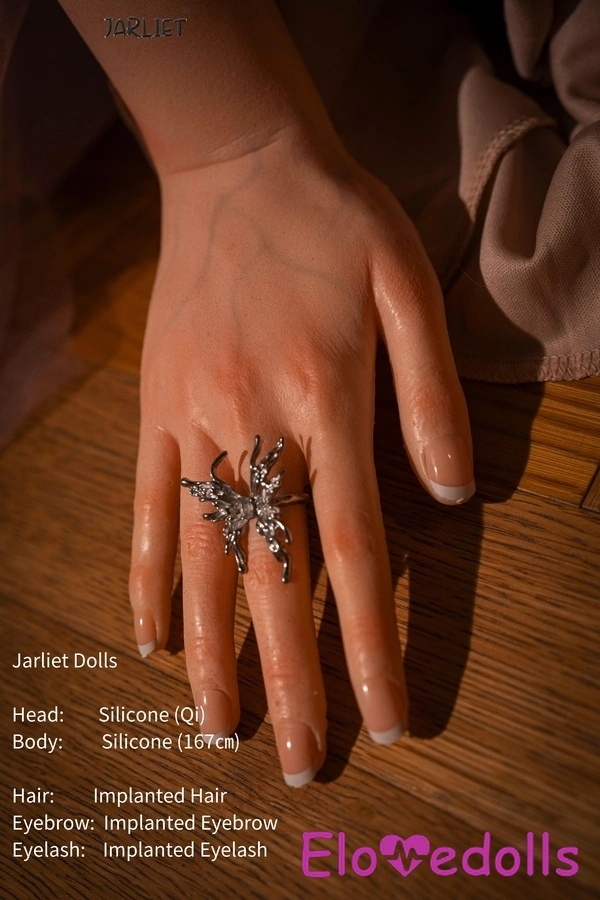 Búp bê tình dục người nổi tiếng 167cm cúp B bằng silicon, ngực nhỏ màu nâu, mắt hổ phách, xem chi tiết 25