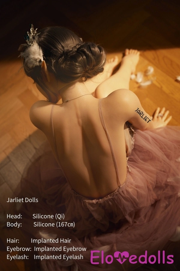 Búp bê tình dục người nổi tiếng ngực nhỏ cúp B bằng silicon mắt hổ phách 167cm Xem chi tiết 29