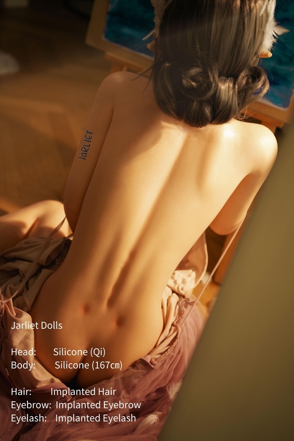 167cm B Cup Silicone Brunette Petite Breasts Amber Eyes Celebrity Sex Dolls Detail View 35
