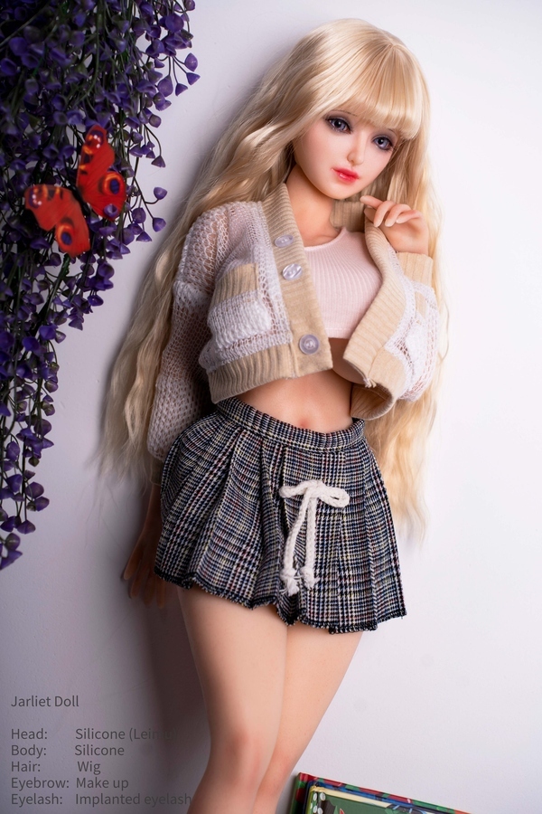 60cm C Cup Silicone Voluptuous Amber Eyes Natural Lips Mini Sex Doll Gallery 3
