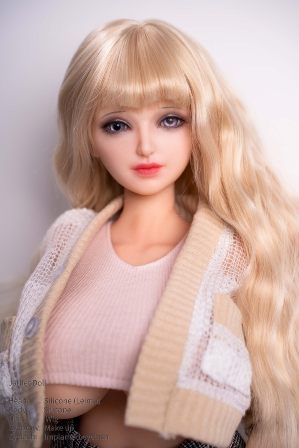 60cm C Cup Silicone Amber Eyes Petite Breasts Natural Lips Mini Sex Doll Detail View 8