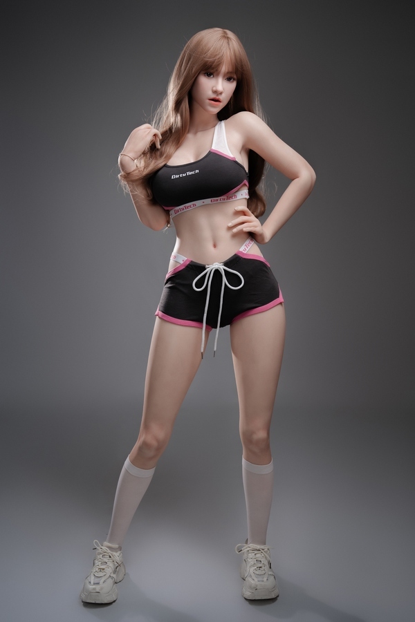 158cm G Cup Silicone Athletic Petite Breasts Gray Eyes Realistic Sex Doll Gallery 2
