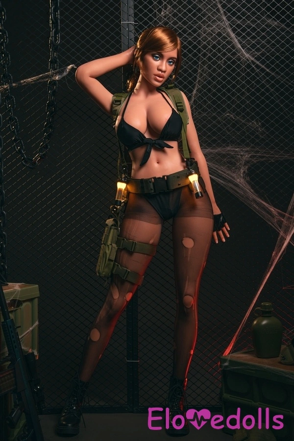 163cm F-kupa Silikon Små Bröst Gröna Ögon Fylliga Läppar Realistisk Sexdocka Galleri 2