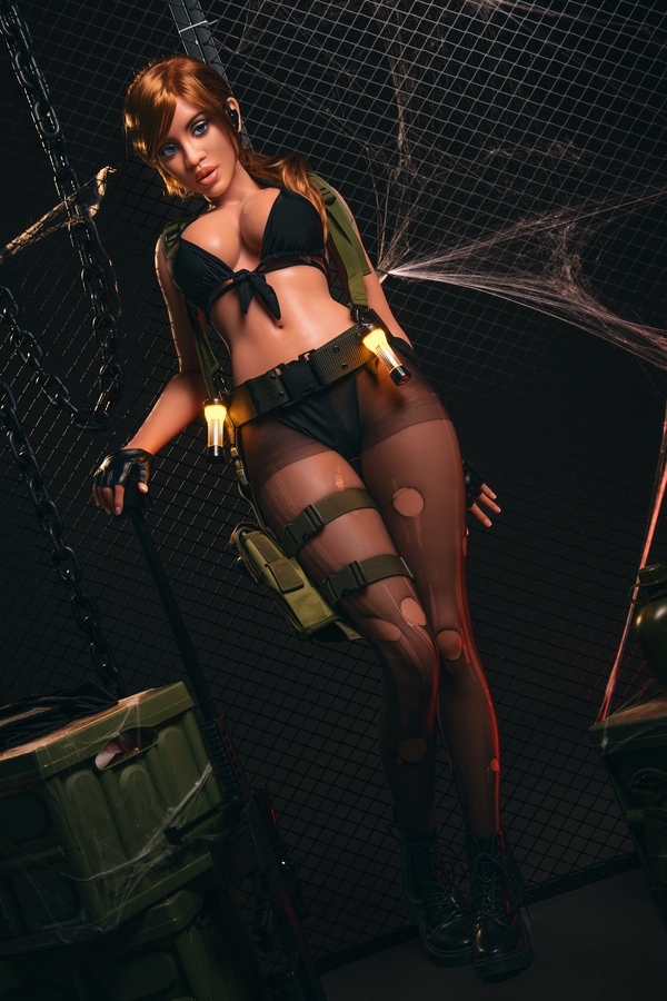 163cm F Cup Silicone Petite Breasts Green Eyes Full Lips Realistic Sex Doll Gallery 5