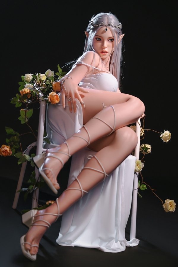 165cm E Cup Silicone Voluptuous White Gray Eyes Fantasy Sex Doll Gallery 8