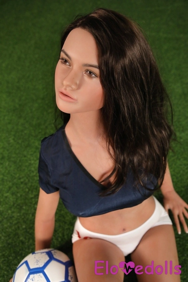 Búp bê tình dục chân thực 165cm E Cup Silicone Brunette Mắt xanh Môi tự nhiên Bộ sưu tập 3