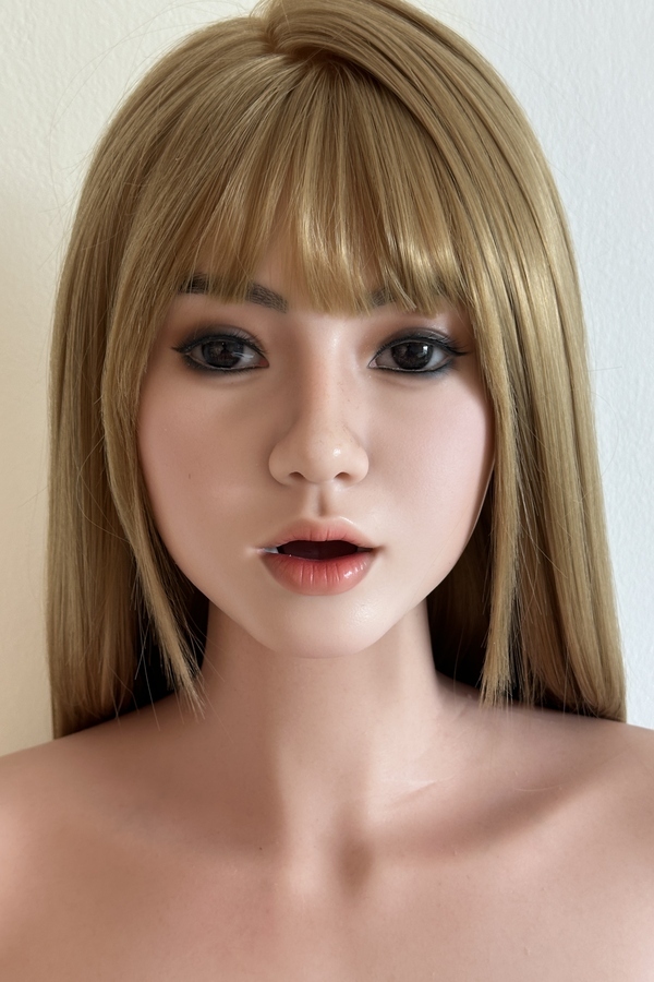 158cm G Cup Silicone Blonde Voluptuous Amber Eyes Realistic Sex Doll Detail View 14