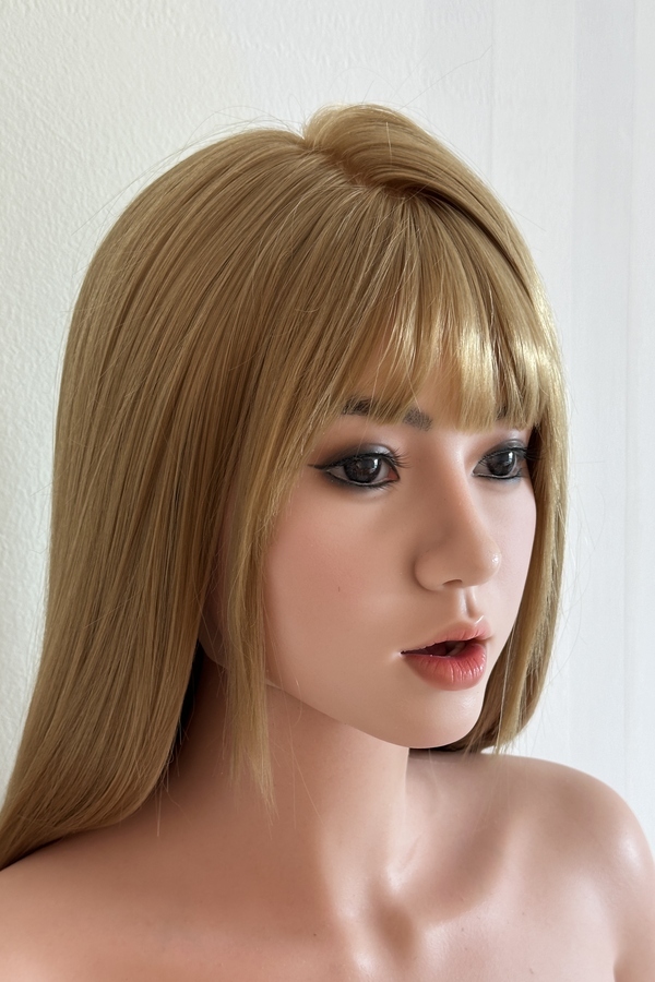 158cm G Cup Silicone Blonde Voluptuous Amber Eyes Realistic Sex Doll Detail View 16