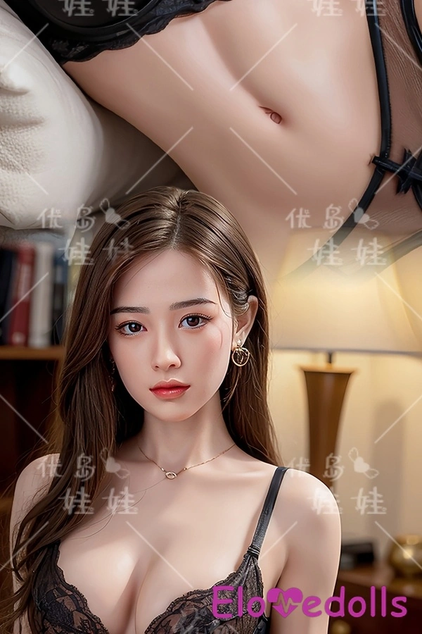 Κεφαλή σιλικόνης D Cup 158cm & σώμα TPE Γκρι λεπτά χείλη Petite ρεαλιστική κούκλα σεξ Λεπτομέρειες προβολής 4