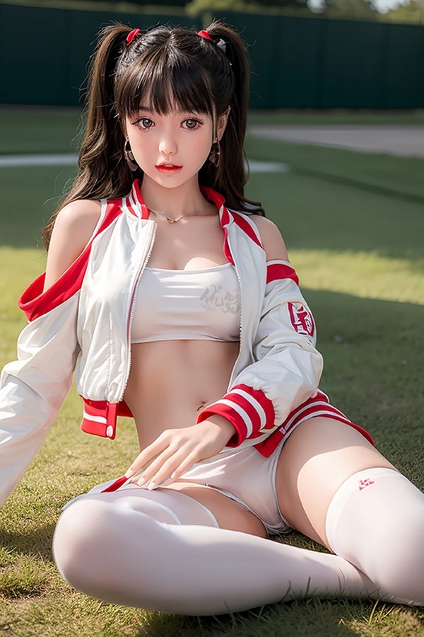 158cm D Cup Silicone Head & TPE Body Small Breasts Petite Thin Lips Realistic Sex Doll Gallery 3