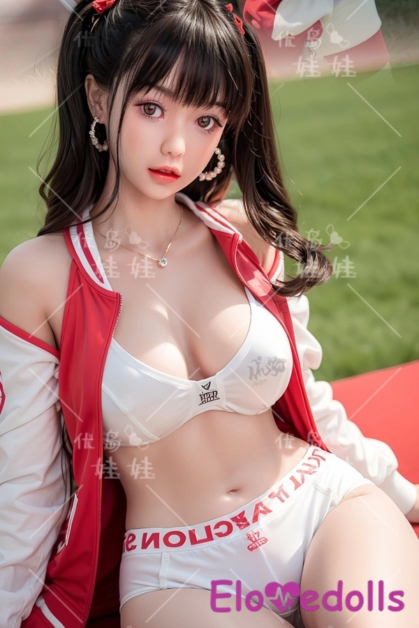 Búp bê tình dục chân thực, đầu silicon cúp D 158cm & thân TPE, môi mỏng, ngực nhỏ, chi tiết xem 8