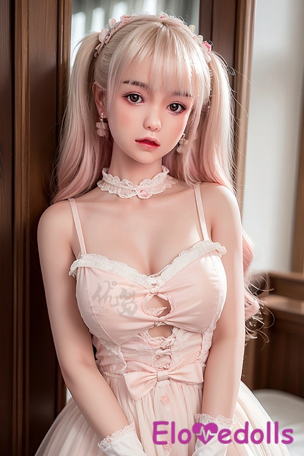 Búp bê tình dục chân thực 158cm, đầu silicon, thân TPE, ngực vừa, môi bóng hồng, bộ sưu tập 4