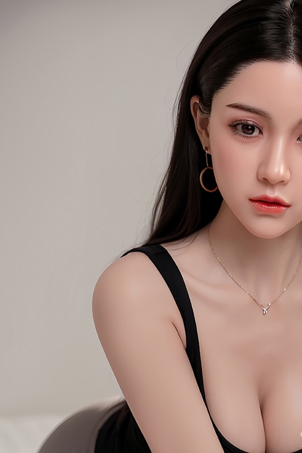 158cm D Cup Silicone Petite Small Breasts Thin Lips Realistic Sex Doll Gallery 2