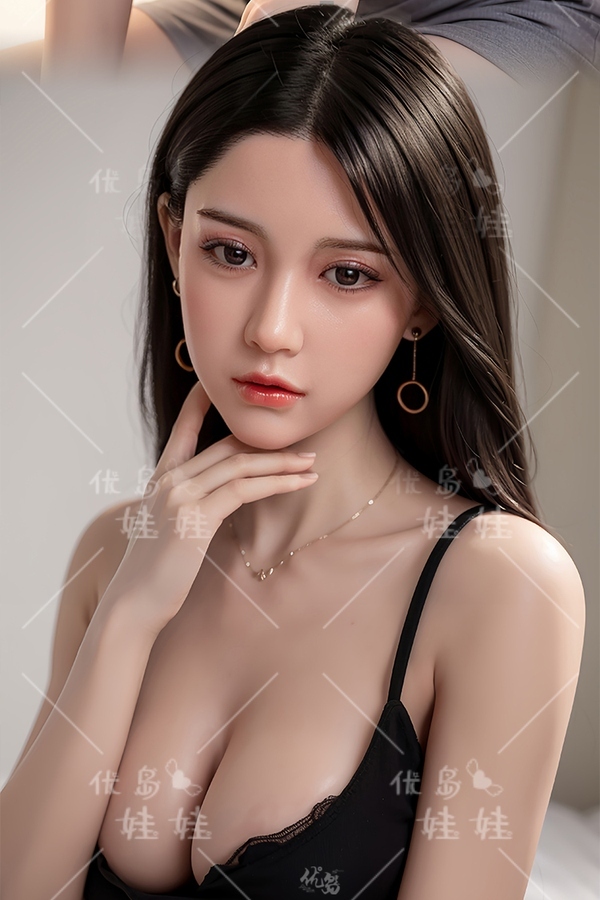 158cm D Cup Silicone Small Breasts Gray Thin Lips Realistic Sex Doll Gallery 8