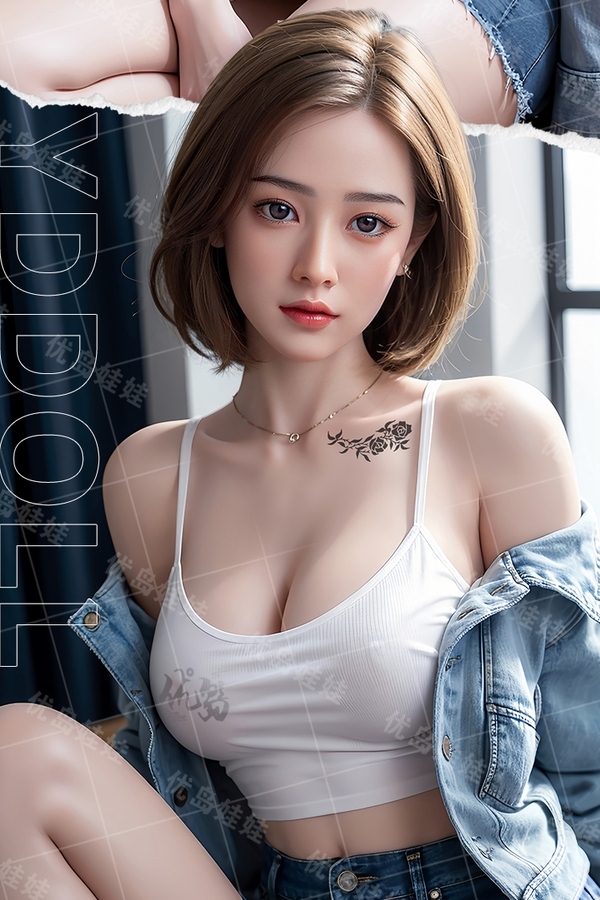158cm D Cup Silicone Petite Gray Breasts Realistic Sex Doll Gallery 5
