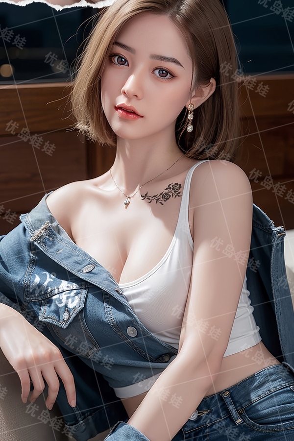 158cm D Cup Silicone Full Lips Gray Petite Realistic Sex Doll Gallery 7