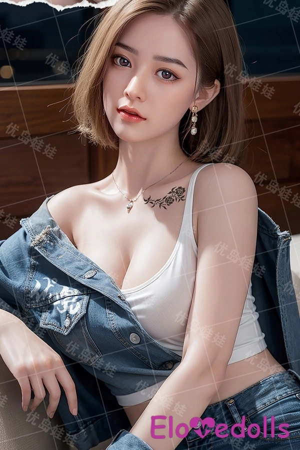 Búp bê tình dục chân thực nhỏ nhắn, ngực đầy đặn bằng silicon, kích thước 158cm, màu xám, bộ sưu tập 7