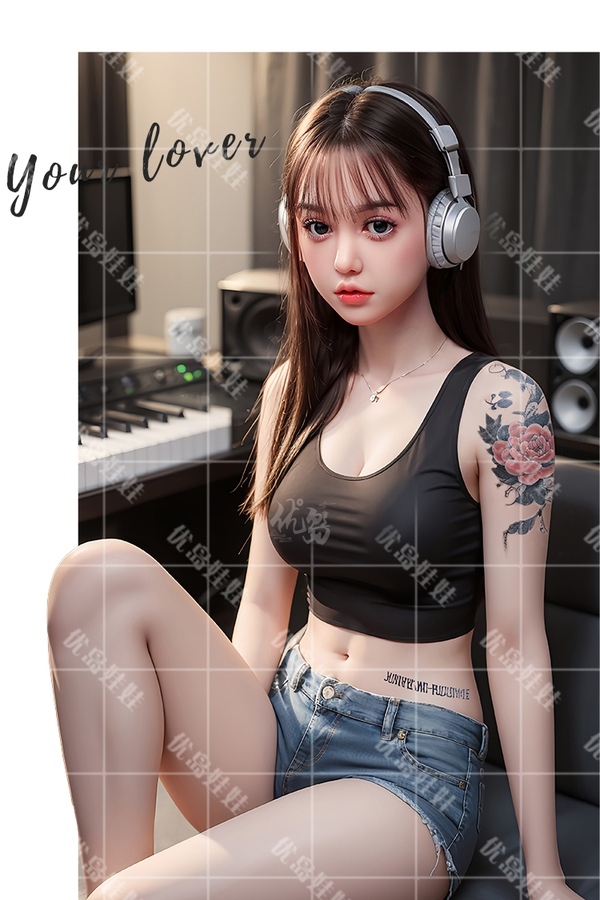 158cm D Cup Silicone Gray Petite Breasts Eyes Realistic Sex Doll Gallery 5