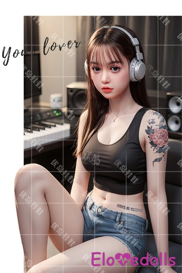 158cm D Cup Silicone Gray Petite Breasts Eyes Realistic Sex Doll Gallery 5