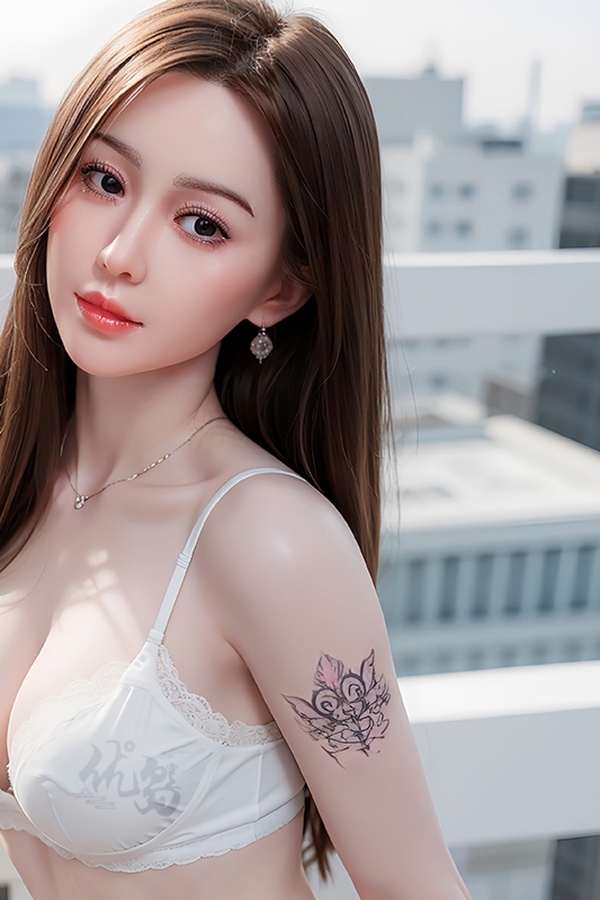 158cm D Cup Silicone Gray Eyes Petite Thin Lips Asian Sex Doll Gallery 2