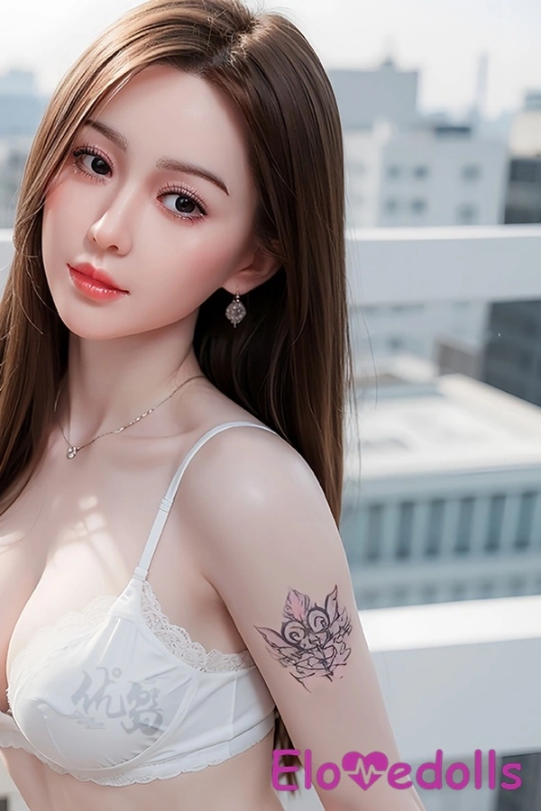 158cm D Cup Silicone Gray Eyes Petite Thin Lips Asian Sex Doll Gallery 2