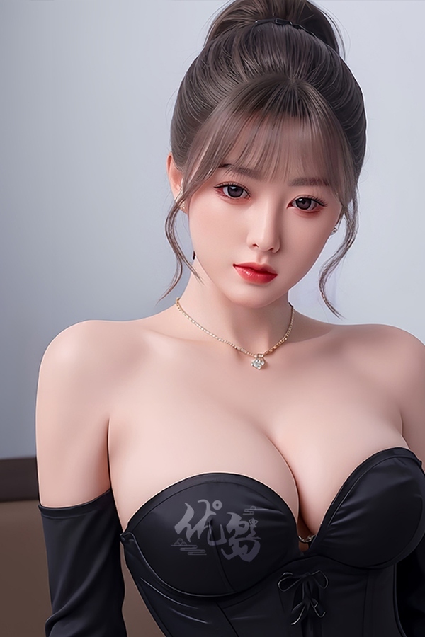 158cm D Cup Silicone Thin Lips Petite Gray Eyes Teen Sex Doll Product