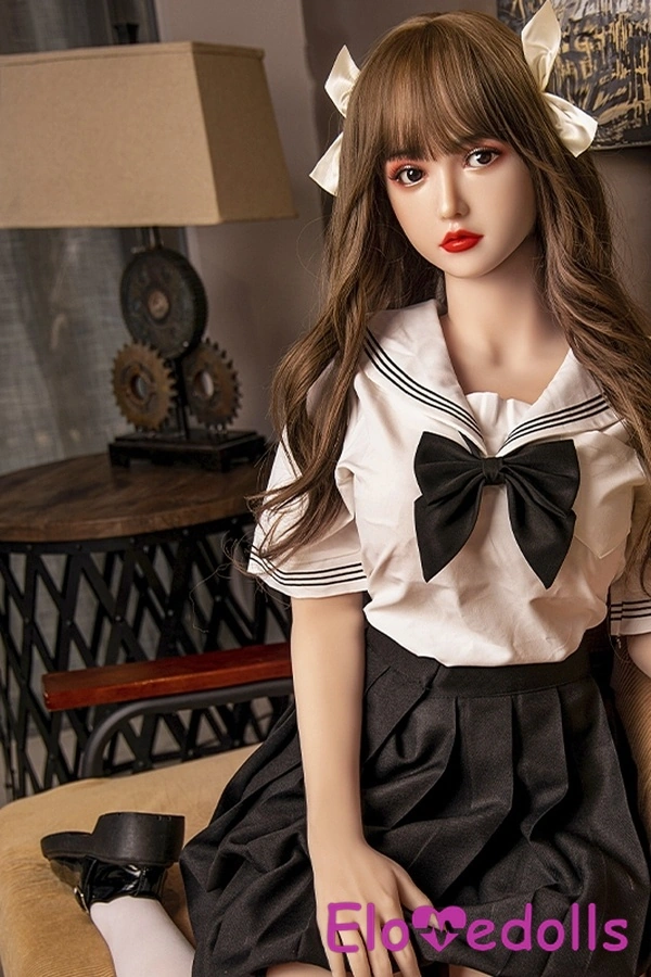 160cm E Cup TPE Petite Breasts Voluptuous Glossy Lips Anime Sex Doll Gallery 3