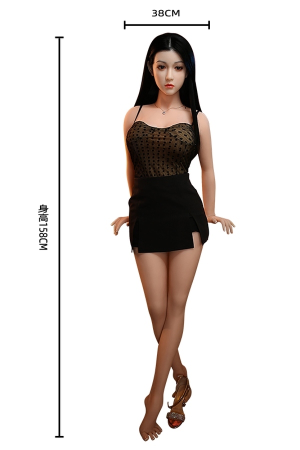 160cm E Cup TPE Amber Eyes Petite Breasts Chinese Sex Doll Gallery 3