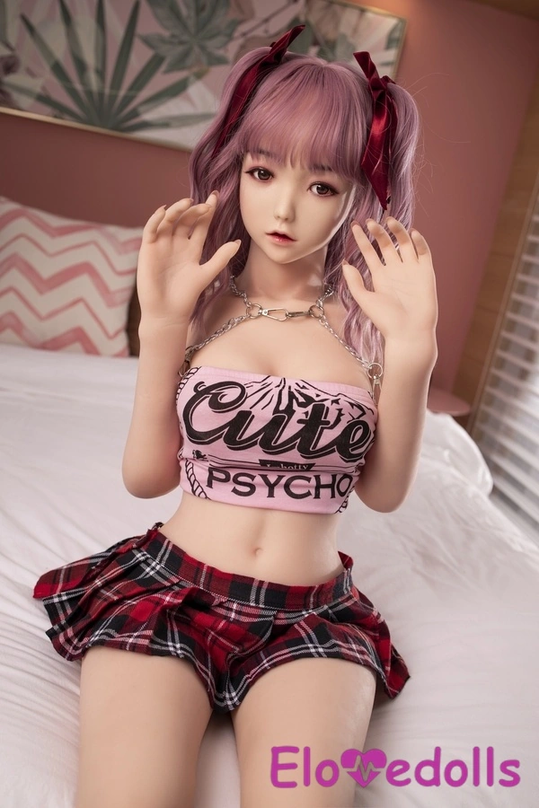 160cm E Cup TPE Petite Breasts Γκρι Μάτια Ροζ Εφηβική Κούκλα Σεξ Συλλογή 2