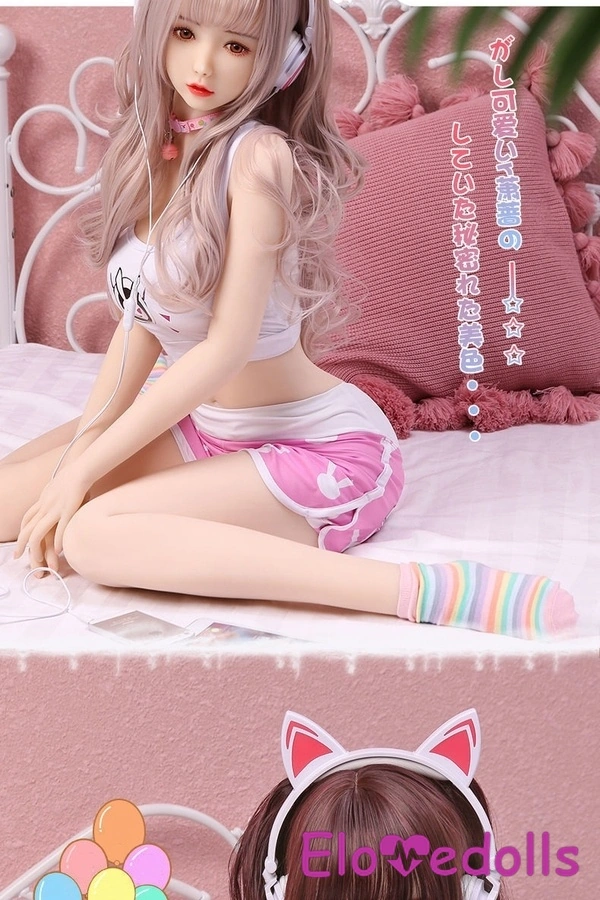 160cm E Cup TPE Γκρι Μάτια Ροζ Petite Teen Sex Doll Λεπτομέρειες Προβολή 16