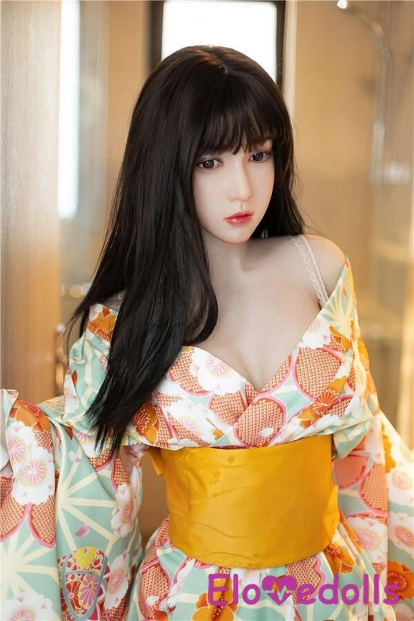 Búp bê tình dục Nhật Bản 160cm E Cup TPE đôi mắt hổ phách đen đầy đặn Gallery 5