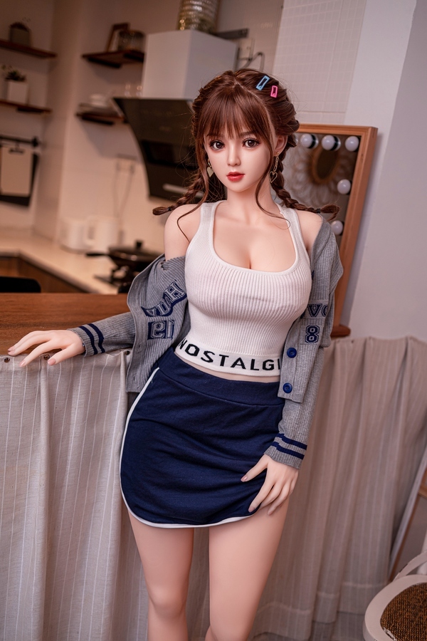 160cm E Cup TPE Petite Breasts Gray Eyes Thin Lips Anime Sex Doll Product