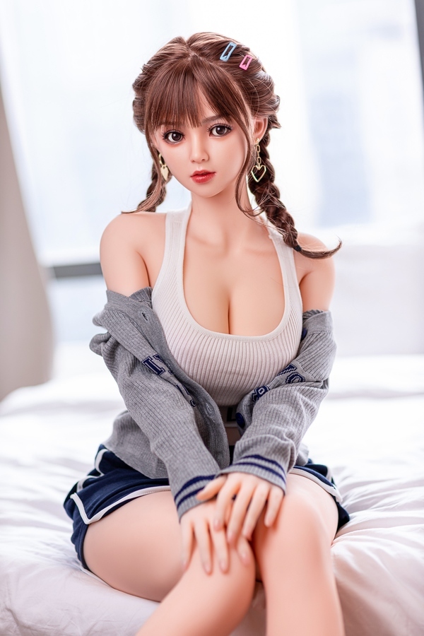 160cm E Cup TPE Gray Eyes Brunette Thin Lips Anime Sex Doll Gallery 6